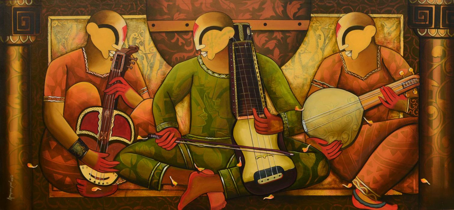 Melodies in Color: Painting Music and Rhythm on Canvas